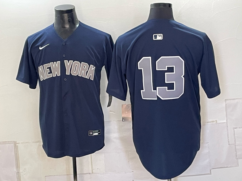Men 2026 New York Yankees #13 blue Nike MLB Jersey 100608->san francisco giants->MLB Jersey